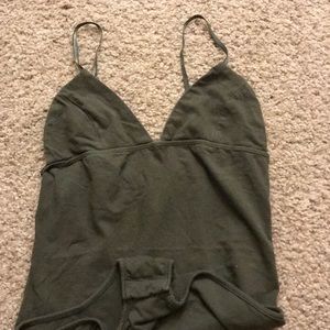 urban outfitters olive body suit